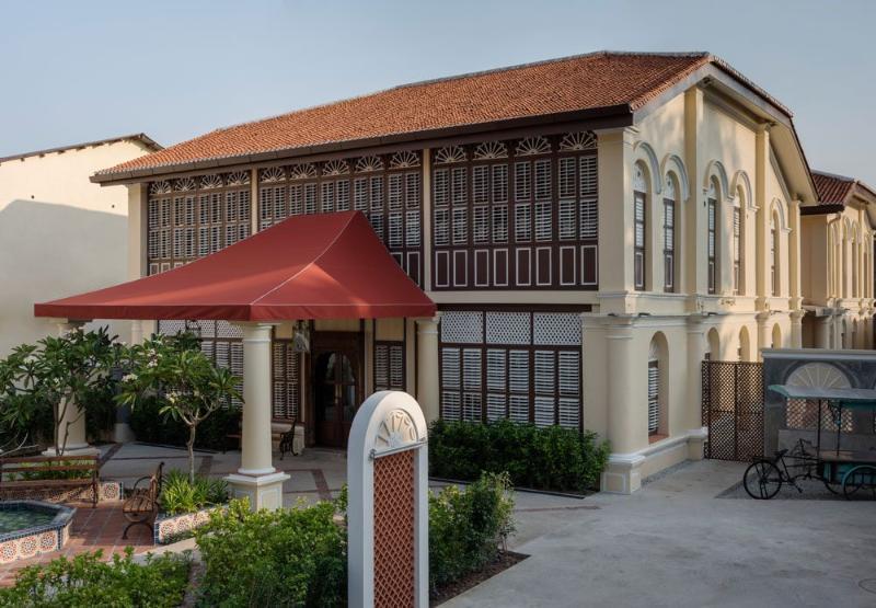 Jawi Peranakan Mansion George Town Bagian luar foto